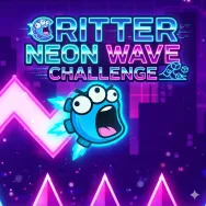 Play Critter Neon Wave Challenge now!