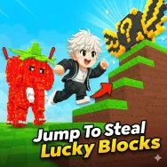 Play Jump To Steal Lucky Blocks now!